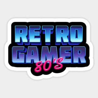 Retro Gamer Sticker